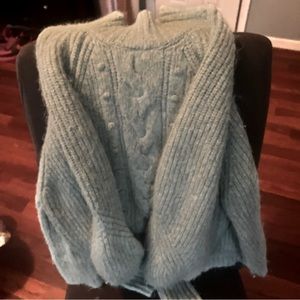 Mint colored oversized sweater by AVA VIV size 1x